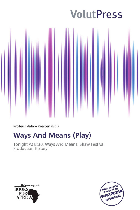 Buch Ways And Means (Play) 