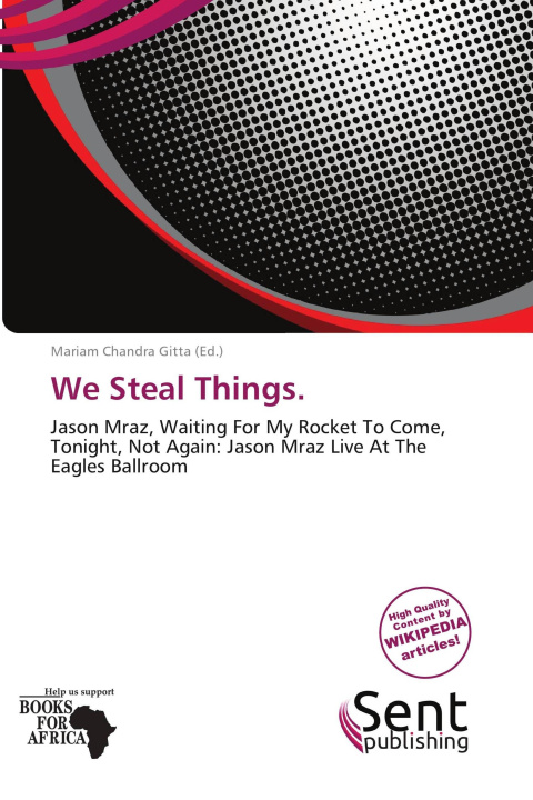 Libro We Steal Things. 