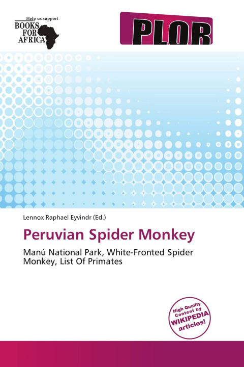 Książka Peruvian Spider Monkey 