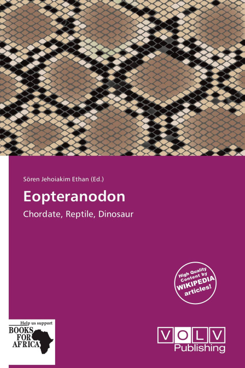 Książka Eopteranodon 