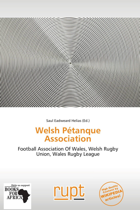 Książka Welsh Pétanque Association 