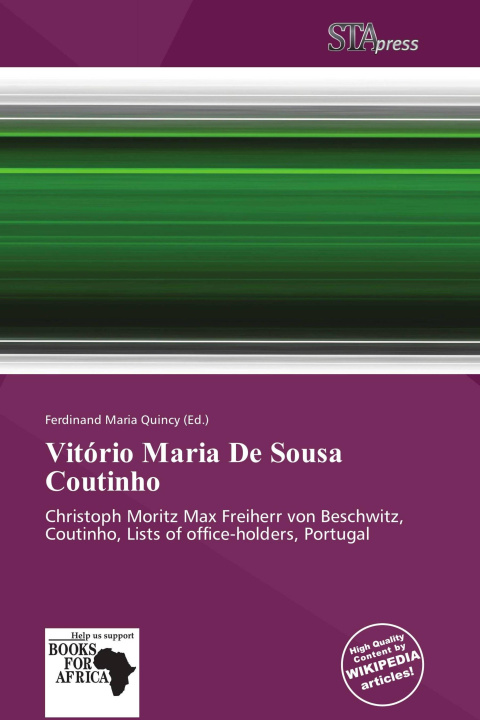 Buch Vitório Maria De Sousa Coutinho 