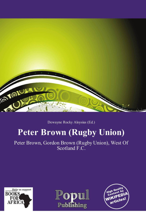 Buch Peter Brown (Rugby Union) 