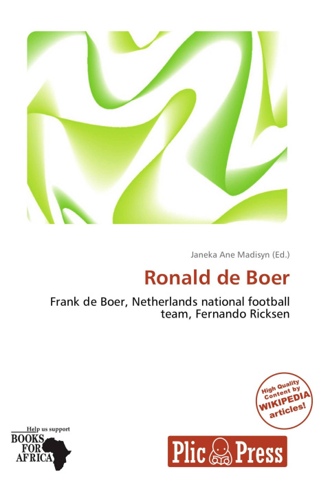 Libro Ronald de Boer 