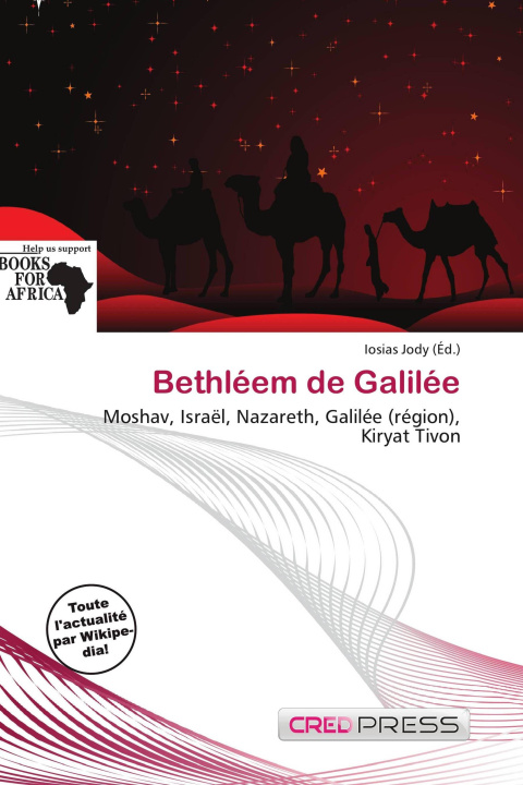 Książka Bethléem de Galilée 