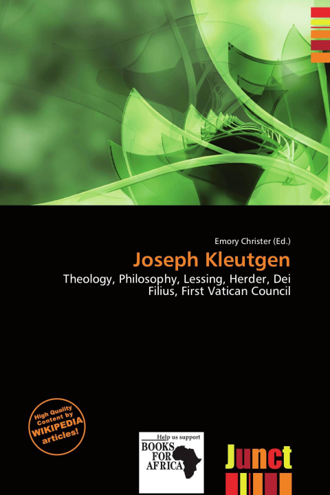 Libro Joseph Kleutgen 