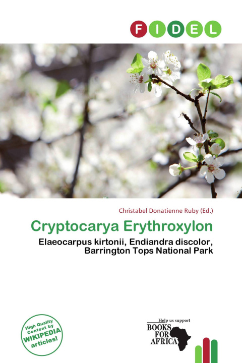 Książka Cryptocarya Erythroxylon 