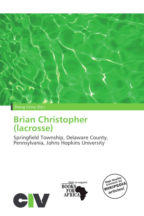 Libro Brian Christopher (lacrosse) 