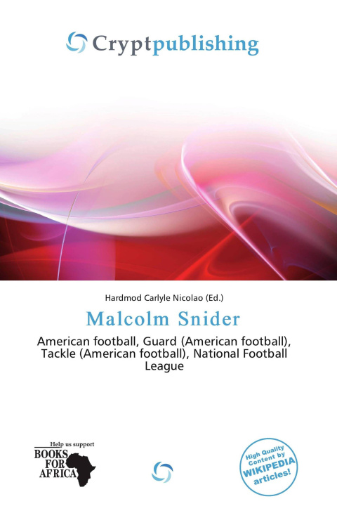 Książka Malcolm Snider 