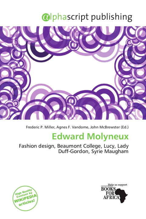 Libro Edward Molyneux Agnes F. Vandome