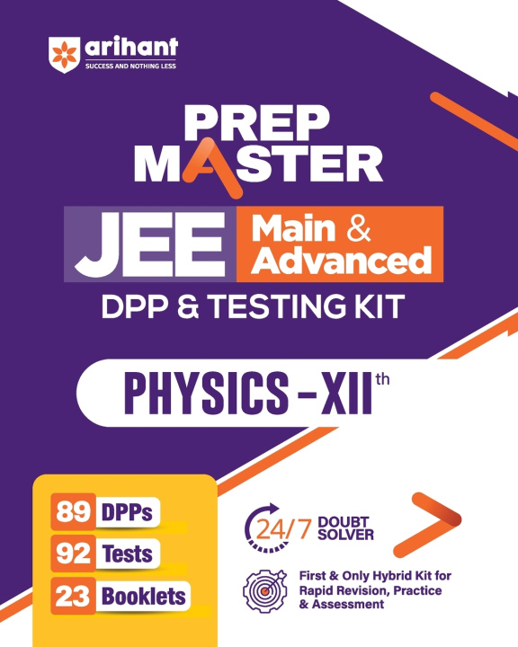 Book PREP MASTER JEE Main & Advanced DPP & Testing Kit Physics - XIIth Arihant Expert team