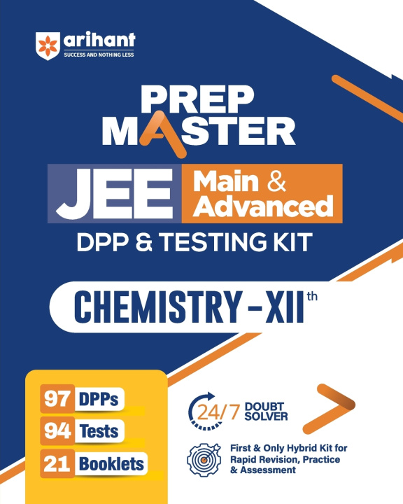 Książka PREP MASTER JEE Main & Advanced DPP & Testing Kit Chemistry - XIIth Arihant Expert team