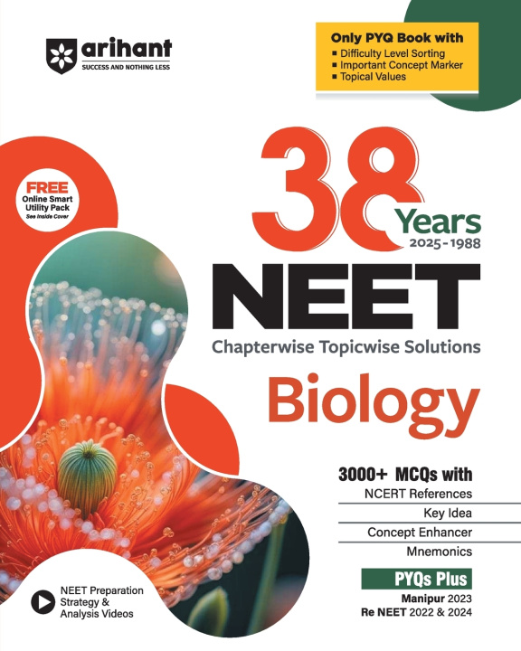 Libro 38 Years' NEET Chapterwise Topicwise Solutions Biology Juhi Bhatia Dr. parul Goel