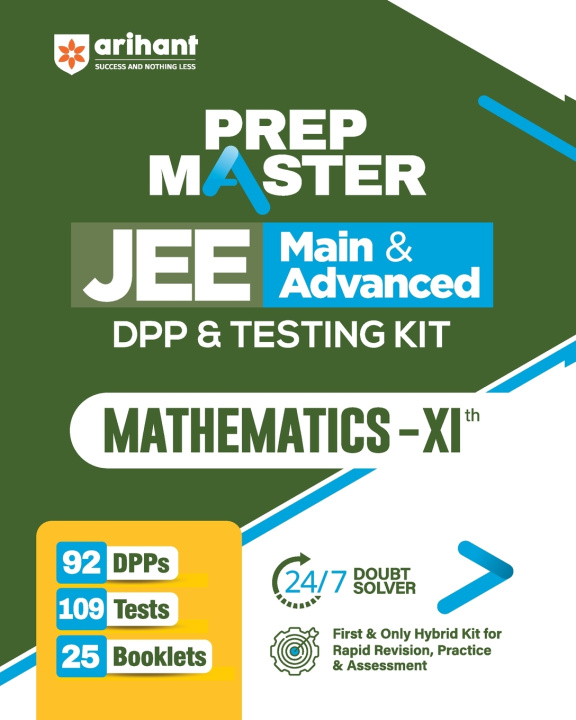 Book PREP Master JEE Main & Advanced DPP & Testing Kit Mathematics-XIth Arihant Expert team