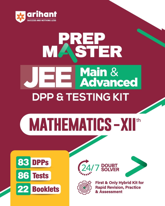 Książka PREP MASTER JEE Main & Advanced DPP & Testing Kit Mathematics - XIIth Arihant Expert team