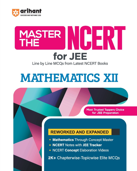 Książka Master The NCERT for JEE/ CUET Mathematics XII Brijesh Dwivedi Er. Mukes... BL Sharma