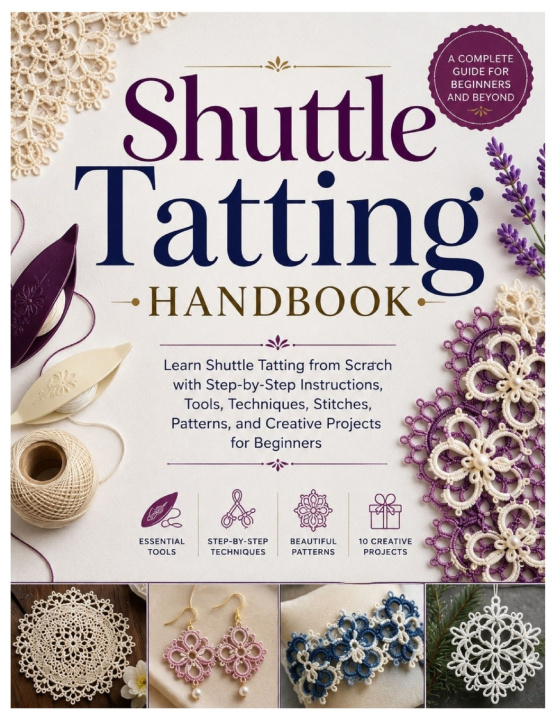 Книга Shuttle Tatting Handbook Della Molina