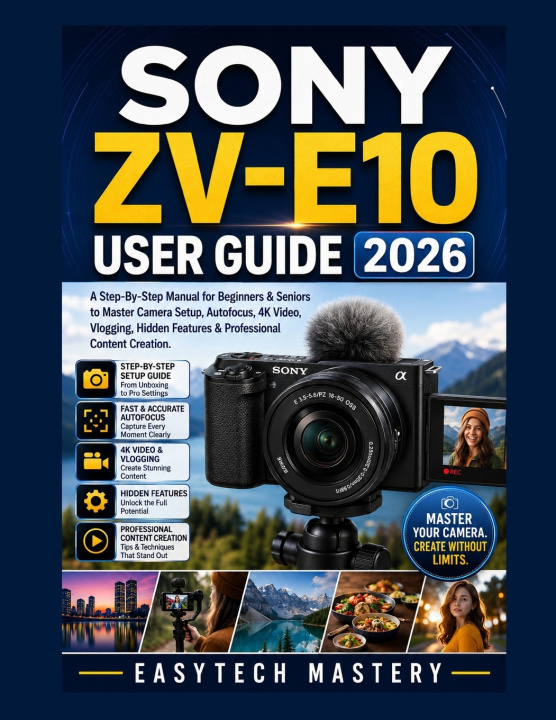 Buch SONY ZV-E10 USER GUIDE 2026 EasyTech Mastery
