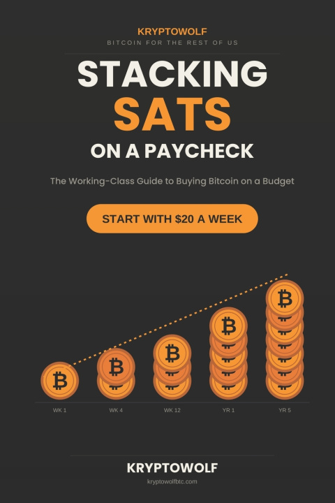 Kniha Stacking Sats on a Paycheck Krypto Wolf
