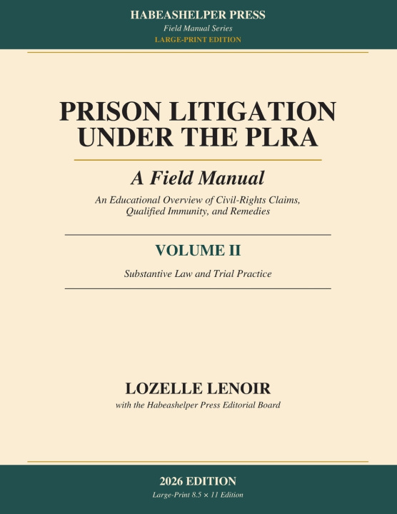 Kniha Prison Litigation Under the PLRA Lozelle Lenoir