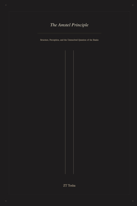 Livre The Amstel Principle ZT Tosha