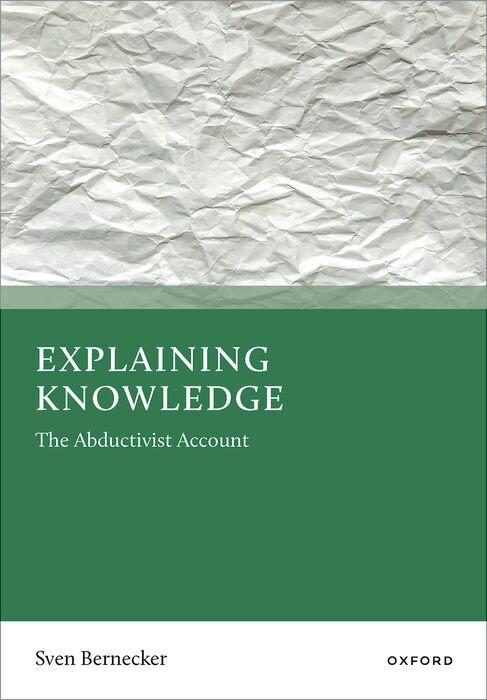 Book Explaining Knowledge Sven Bernecker