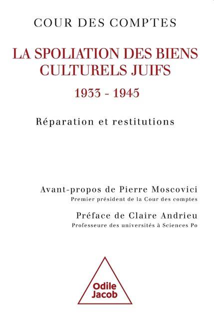 Livro La Spoliation des biens culturels juifs, 1933 - 1945 