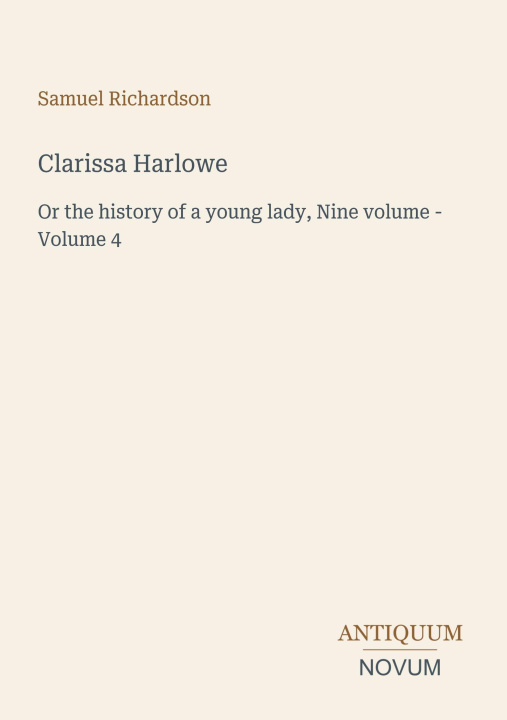Carte Clarissa Harlowe 