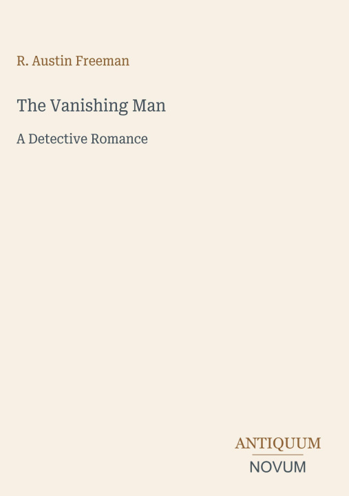 Carte The Vanishing Man 