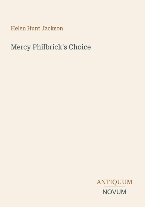 Libro Mercy Philbrick's Choice 