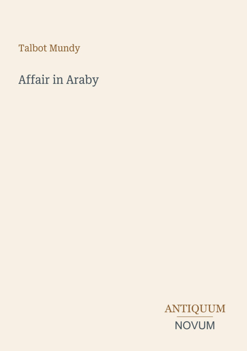 Buch Affair in Araby 