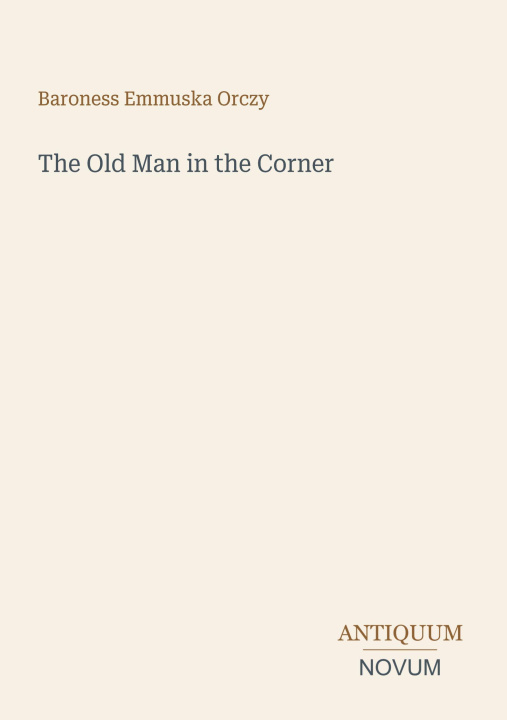 Book The Old Man in the Corner 