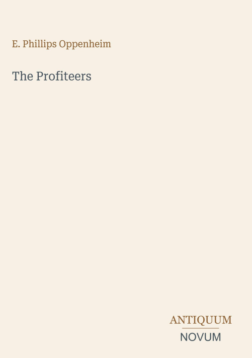 Kniha The Profiteers 