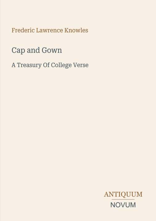 Book Cap and Gown 