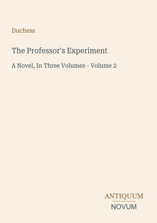 Carte The Professor's Experiment 