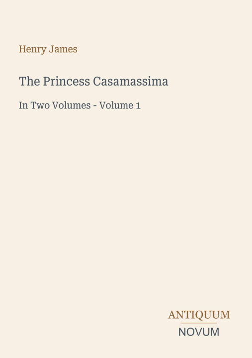 Книга The Princess Casamassima 
