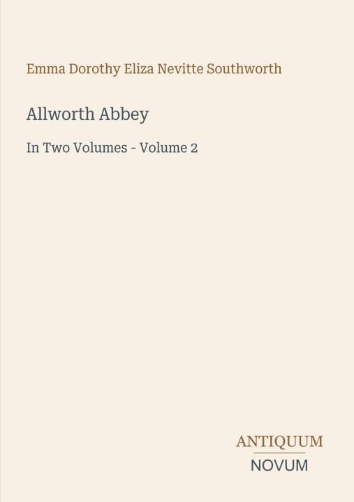 Kniha Allworth Abbey 