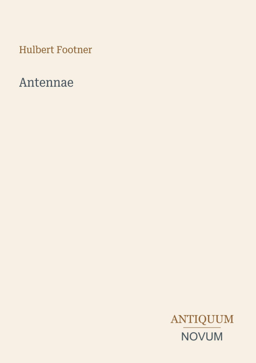 Könyv Antennae 