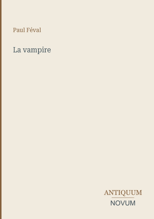 Kniha La vampire 