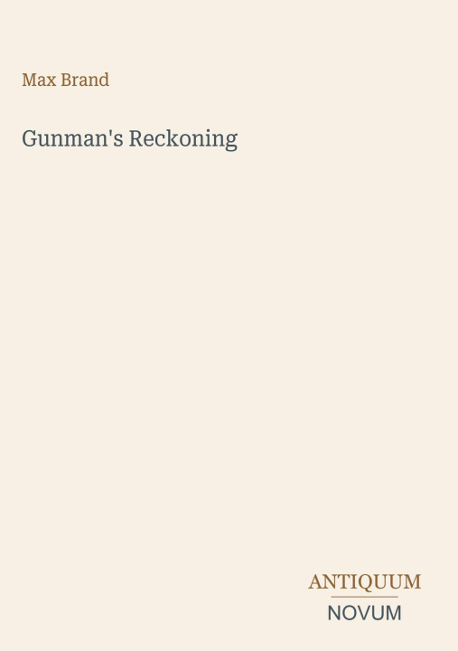 Βιβλίο Gunman's Reckoning 