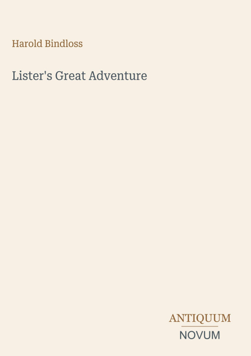 Книга Lister's Great Adventure 