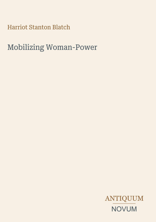 Kniha Mobilizing Woman-Power 