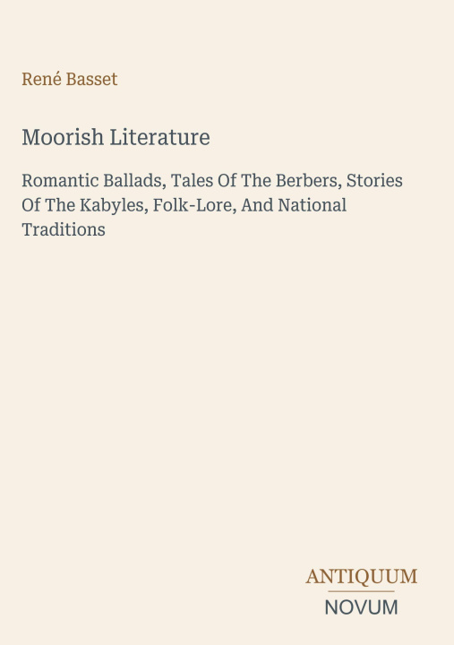 Könyv Moorish Literature 