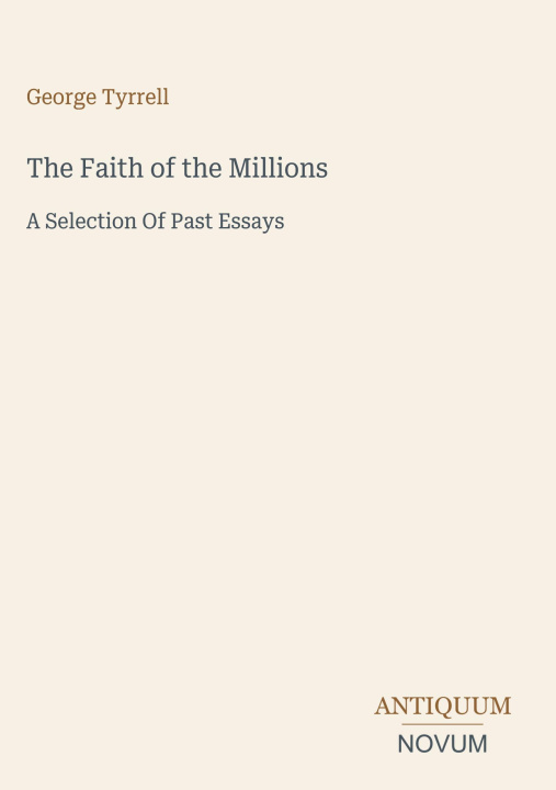 Buch The Faith of the Millions 