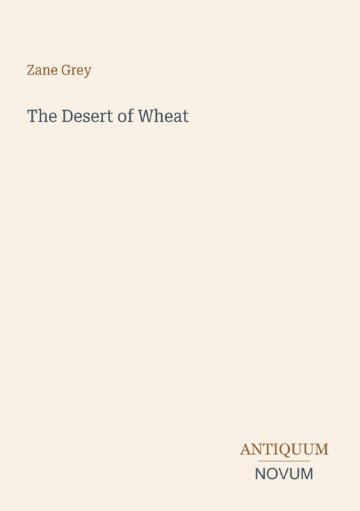 Carte The Desert of Wheat 