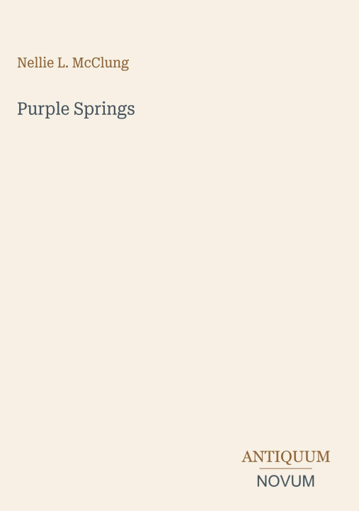 Книга Purple Springs 