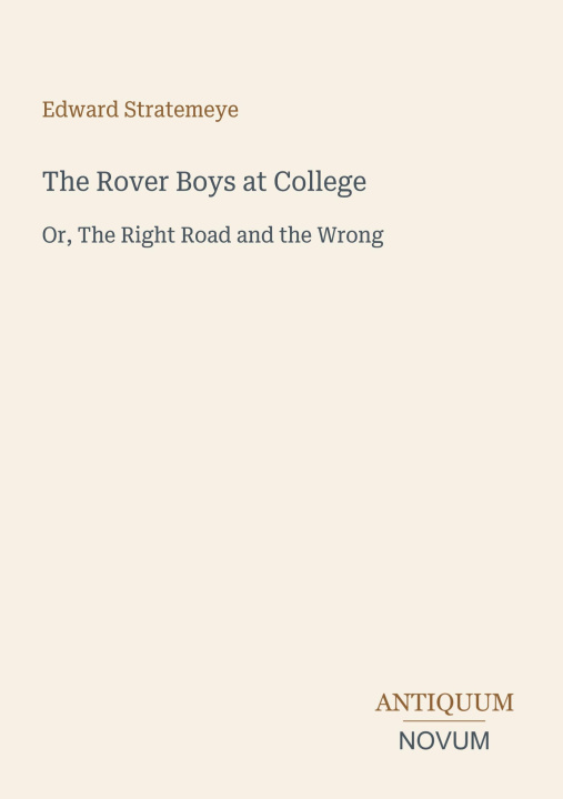 Carte The Rover Boys at College 