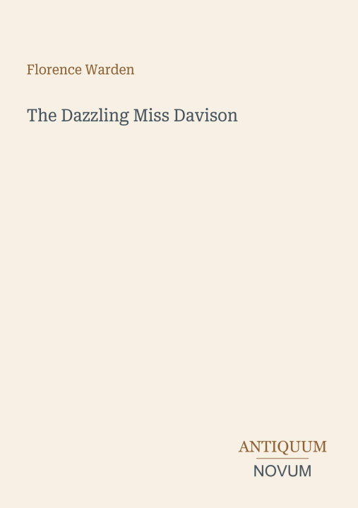 Libro The Dazzling Miss Davison 