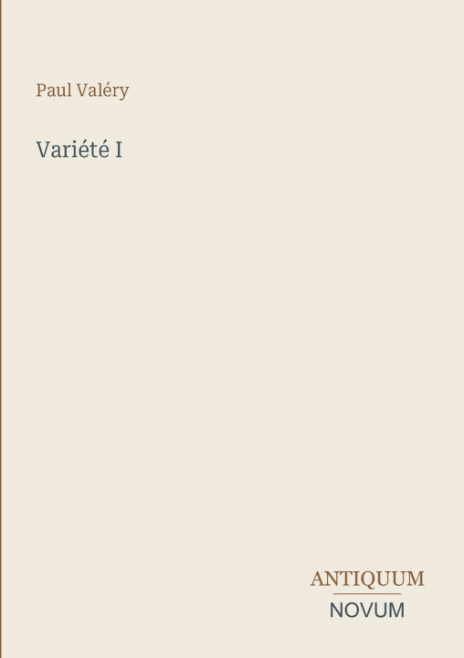 Libro Variété I 