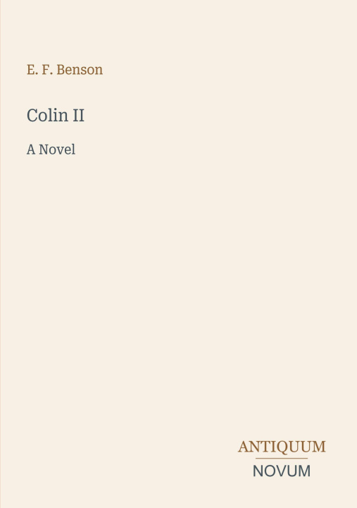 Kniha Colin II 